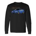 Jdm Rally Blue Car Gc8 バージョン5 長袖Tシャツ ギフトのアイデア