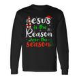 Jesus Is The Reason For Theeason クリスマス 神の信仰 長袖Tシャツ ギフトのアイデア
