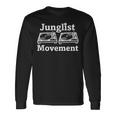 Junglist Movement ジャングルドラムとバスミュージックデザイン 長袖Tシャツ ギフトのアイデア