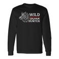 メンズ Keiler Wild 猪 ハンターの諺 長袖Tシャツ ギフトのアイデア