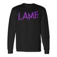 LAMF ラムパンクロックレトロデビーファンタイムサマーキャンプ 長袖Tシャツ ギフトのアイデア