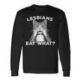 Lesbians Eat What Csdレズビアン 長袖Tシャツ ギフトのアイデア