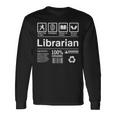 Librarian 面白い図書館ギフト 長袖Tシャツ ギフトのアイデア