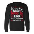 Love Is Patient But Y'all Make Me Lose My Mind Faith 長袖Tシャツ ギフトのアイデア