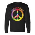 Love Peace 60年代70年代ヒッピーコスチューム Love Peace 長袖Tシャツ ギフトのアイデア