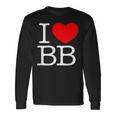 I Love ハート Bb 長袖Tシャツ ギフトのアイデア