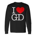 I Love ハート Gd 長袖Tシャツ ギフトのアイデア