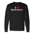 I Lovekee-Ball I Heart スキーボール 長袖Tシャツ ギフトのアイデア