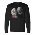Magritteによるthe Lovers Painting 長袖Tシャツ ギフトのアイデア