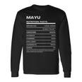Mayu 栄養成分表示 長袖Tシャツ ギフトのアイデア