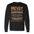 Mcvoy Completely Unexplainable Notices Everything But Won’T Say It Name Long Sleeve T-Shirt Gifts ideas