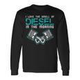Mechanic Lovemell Of Diesel In Morning Car Auto メンズ 長袖Tシャツ ギフトのアイデア