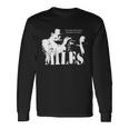 Miles Jazz Wisdom トランペットミュージシャン 1色 長袖Tシャツ ギフトのアイデア