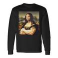 Mona Lisa Bodybuilding Mona Lisa Muscle Gym Workout 長袖Tシャツ ギフトのアイデア