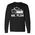 Mr Plow 面白い 皮肉なノベルティプラウトラック 長袖Tシャツ ギフトのアイデア