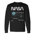 Nasa アルテミスミッション探査記章ワームロゴ 長袖Tシャツ ギフトのアイデア