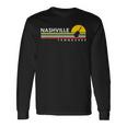 Nashville Tn Tennessee Guitarintage Retroouvenirs 長袖Tシャツ ギフトのアイデア