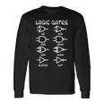 Nerdy Logic Gates コンピューター サイエンス 電気エンジニア 長袖Tシャツ ギフトのアイデア