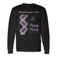 Nerdyintage Dna 遺伝学 化学 生物学 科学の先生 長袖Tシャツ ギフトのアイデア