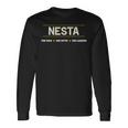 Nesta The Man The Myth The Legend 長袖Tシャツ ギフトのアイデア