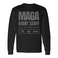 NewDark Maga イベントスタッフパス ダークmaga ブラックアウト Dark Maga 長袖Tシャツ ギフトのアイデア