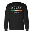 Nolan Irish Family Name 聖パトリックデー アイルランド国旗 長袖Tシャツ ギフトのアイデア