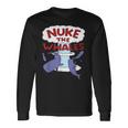 Nuke The Whales Lisa Nelson シャツ 長袖Tシャツ ギフトのアイデア
