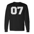 Number 07Ports Jersey Player 07 7 Fan Front Printarsity 長袖Tシャツ ギフトのアイデア
