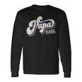 Papa 2025 初めての父の日 父性 新しいパパ 長袖Tシャツ ギフトのアイデア