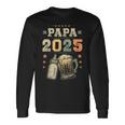 Papa 2025 年生 新しいパパ 若いパパ 初めてのパパ 長袖Tシャツ ギフトのアイデア