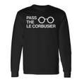 Pass The Le Corbusier Architect ホワイト 長袖Tシャツ ギフトのアイデア