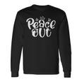 Peace Out Meme 長袖Tシャツ ギフトのアイデア