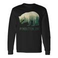 Pendleton Beartate Of Oregon Pacific Nw 野生動物 長袖Tシャツ ギフトのアイデア