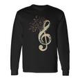 Pianist クラシカル楽器 ト音記号キーボード ピアノ 長袖Tシャツ ギフトのアイデア