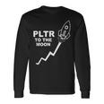Pltr ギャングPltr ストック・トゥ・ザ・ムーン 長袖Tシャツ ギフトのアイデア
