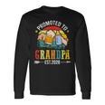 メンズ Promoted To Grandpa Est 2026 Dad To Be 長袖Tシャツ ギフトのアイデア