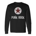 Punk Rock パンクロックスターのプレゼントでパンクロックミュージシャンのデザイン 長袖Tシャツ ギフトのアイデア