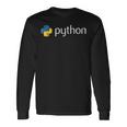 Python Programmer コンピューター デベロッパー 長袖Tシャツ ギフトのアイデア