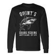 Quints Awesome Ocean Animals Vintage Apparel Shark Fishing Long Sleeve T-Shirt Gifts ideas