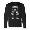 Rap Bear Collector Style Reflective Hip Hop Teddy With Bling Long Sleeve T-Shirt Gifts ideas Rap Bear Collector Style Reflective Hip Hop Teddy With Bling Long Sleeve T-Shirt Gifts ideas