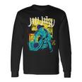 Retro Brazilian Jiu Jitsu And Bjj Camiseta de manga larga Ideas de regalos
