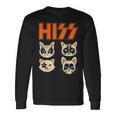 Hiss Cats ネコ Kittens ロックバンド Rock Rockin 長袖Tシャツ ギフトのアイデア