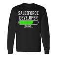 Salesforce開発者 卒業 卒業生 新しい仕事を読み込んでいます 長袖Tシャツ ギフトのアイデア