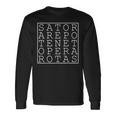 Satorquare アレポ テネット オペラ ロタス 長袖Tシャツ ギフトのアイデア