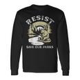 Save Our Parks ビンテージ スモーキー ザ レジスト ベア国立公園 長袖Tシャツ ギフトのアイデア