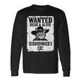Schrodinger's Cat Wanted Physics シャツ 理科教師 長袖Tシャツ ギフトのアイデア