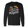 Senorita Margarita Lover Cinco De Mayo Fiesta ギフト 長袖Tシャツ ギフトのアイデア