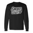 Smokeroller-煙巻人-マティーニシャグロカビリーピンナップバックプリント 長袖Tシャツ ギフトのアイデア