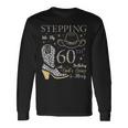 Steping Into My 60Th Birthday With God's Grace And Mercy 長袖Tシャツ ギフトのアイデア