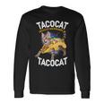 Tacocatpeled Backward シャツ シンコ・デ・マヨ 猫 タコス好き 長袖Tシャツ ギフトのアイデア